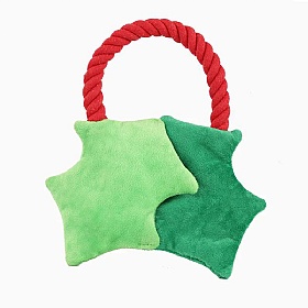 Happy Woofmas Christmas Berry Tug Rope Dog Toy
