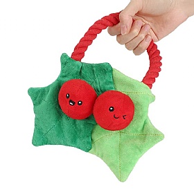 Happy Woofmas Christmas Berry Tug Rope Dog Toy