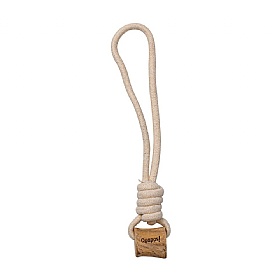 Quapas Coffee Wood Lasso Tug Rope and Chew Dog Toy