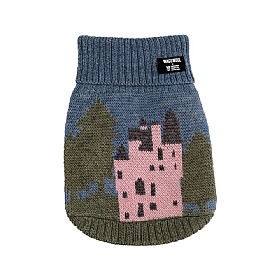Craigievar Pink Castle British Wool Dog Jumper