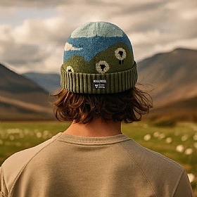 Blackface Sheep British Wool Beanie Hat