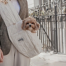 The Quilted Dog Sling Carrier