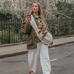 The Quilted Dog Sling Carrier