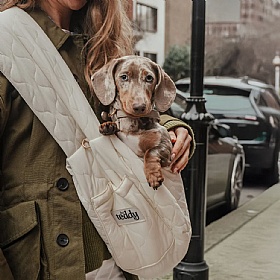The Quilted Dog Sling Carrier