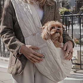 The Quilted Dog Sling Carrier