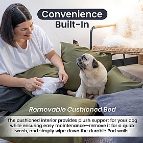 Travel Dog Pod 2.0 Dog Car Seat with Isofix