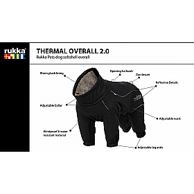 Rukka Warm-Up 2.0 Thermal Overall Dog Coat