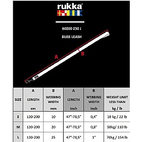 Rukka Bliss Adjustable Dog Leads