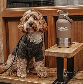 The Dog Bowl Bottle 3-in-1 Travel Bottle