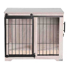 Quapas Ash Indoor Wooden Dog Crate