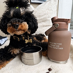 The Dog Bowl Bottle 3-in-1 Travel Bottle