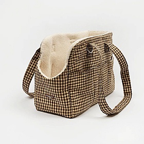 Cotswold Check Small Breed Dog Carrier