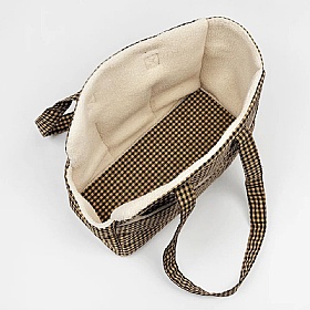 Cotswold Check Small Breed Dog Carrier