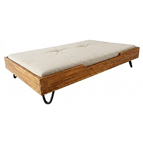 Quapas Premium Teak Padded Dog Beds