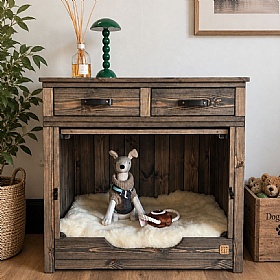 The Nook Atelier Up & Over Solid Wood Dog Crate