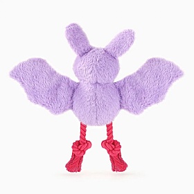 Howloween Night Bat Squeaky Plush Dog Toy