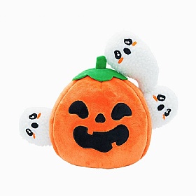 Howloween Night Ghost Pumpkin Squeaky Dog Toy