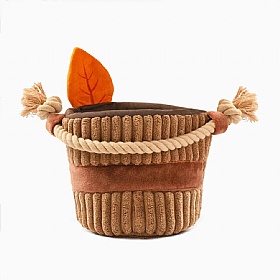 Autumn Tailz Apple Basket Interactive Dog Toy