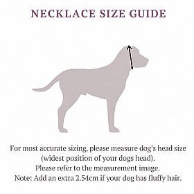 Pretty Toffee Dog Necklace