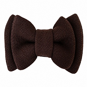 Mocha Jumbo Dog Bow Tie