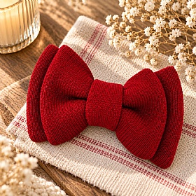 Ruby Knot Jumbo Dog Bow Tie