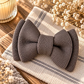 Mushroom Jumbo Dog Bow Tie